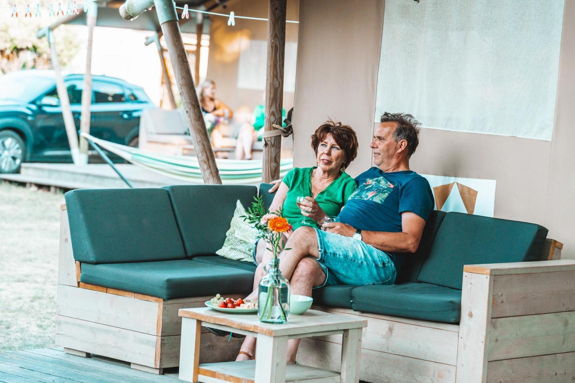 Glamping Holten Luxe Safaritent 1 Bagian luar foto