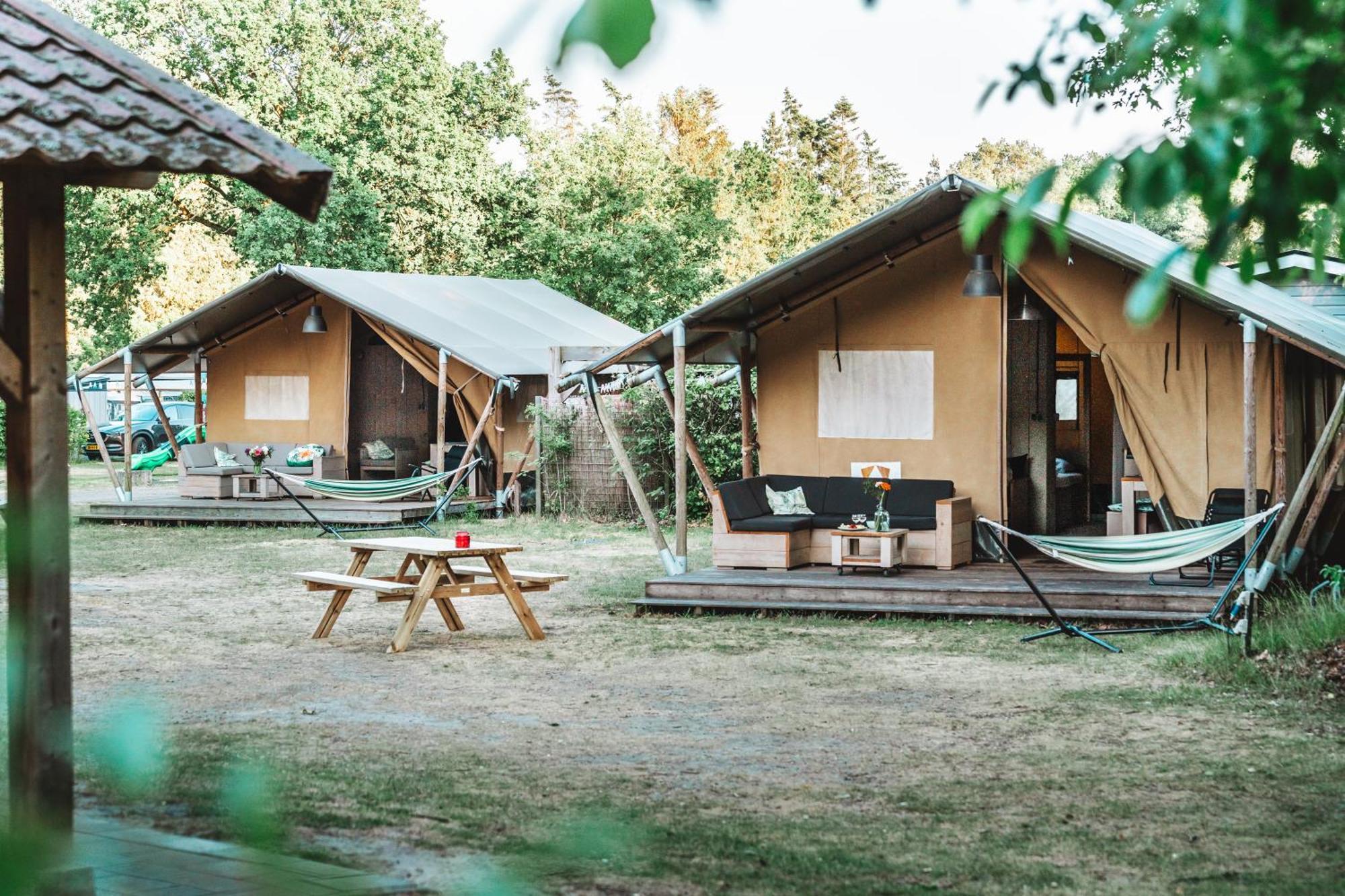 Glamping Holten Luxe Safaritent 1 Bagian luar foto