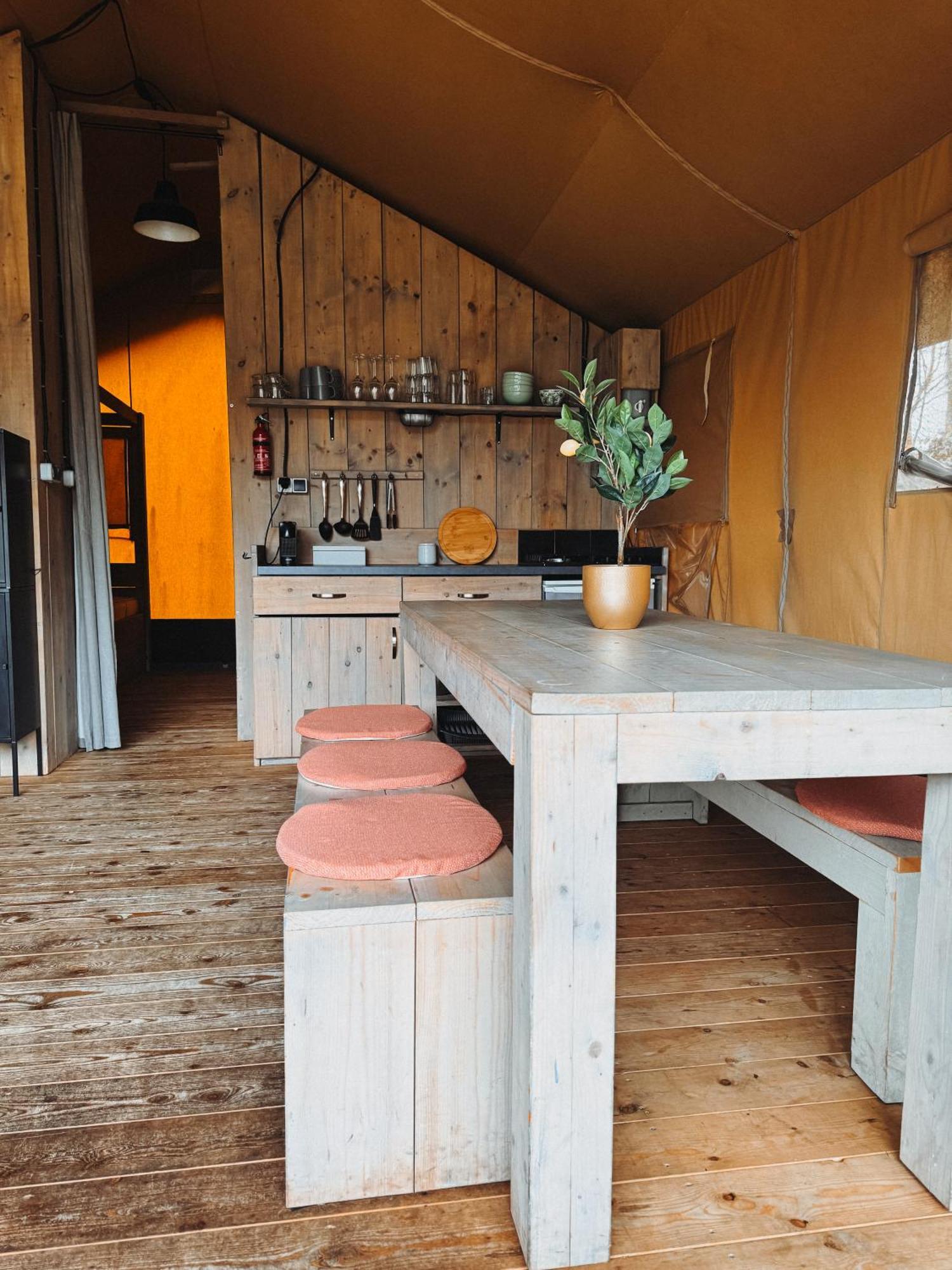 Glamping Holten Luxe Safaritent 1 Bagian luar foto